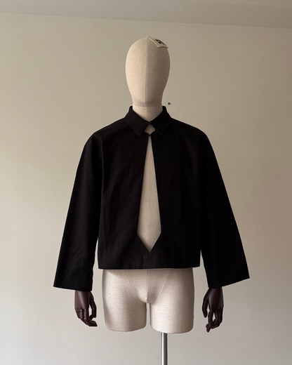 Necktie Cutout Jacket (made-to-order)