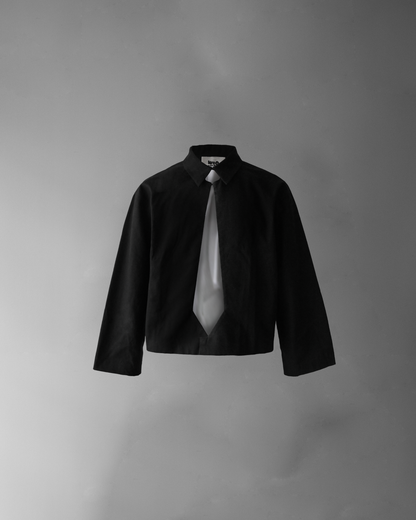 Necktie Cutout Jacket (made-to-order)